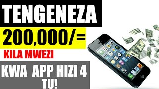 Piga pesa kirahisi kwa App hizi 4 nne, 200,000/= kila mwezi