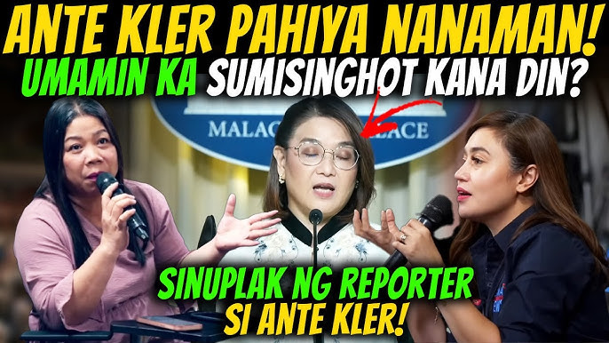 SUKDULAN NA ANG KAPRANINGAN NI ANTE KLER! BINARA NG REPORTER SI ANTE KLER!