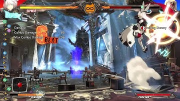 Guilty Gear Xrd -Revelator - Elphelt practice - far unblock loop on Zato