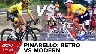 Retro Vs Modern Pinarello Pro Bikes | Miguel Indurain Vs Egan Bernal