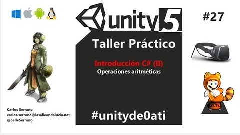 Curso Español Unity 3D: C# Operaciones aritméticas (Parte 27)