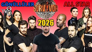 Survivor 2026 All Star Kadrosu Tanıtımı