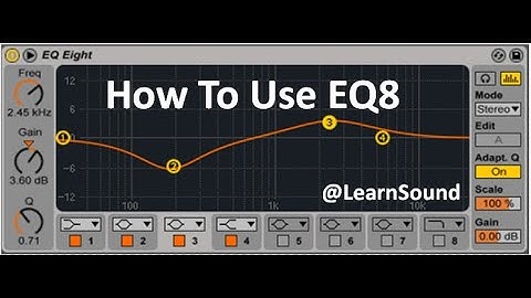 How to use EQ8 in Ableton