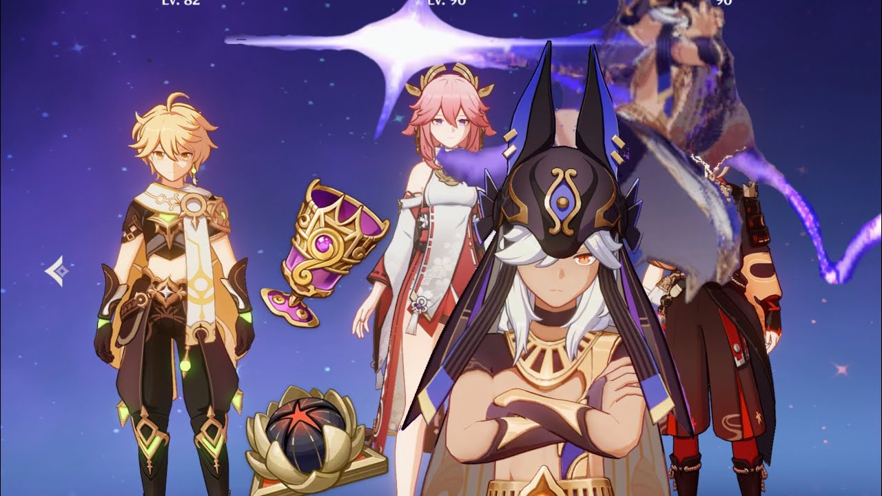 CYNO FULL TEAM DMG SHOWCASE (THUNDERING FURY VS GILDED DREAMS)