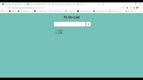 To Do List project by coding ninjas