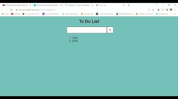 To Do List project by coding ninjas