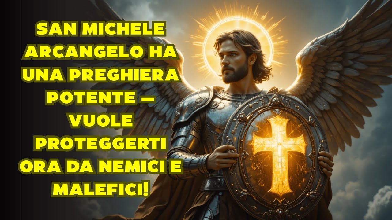 ⚠️ SAN MICHELE ARCANGELO HA UNA PREGHIERA POTENTE — VUOLE PROTEGGERTI ORA DA NEMICI E MALEFICI!