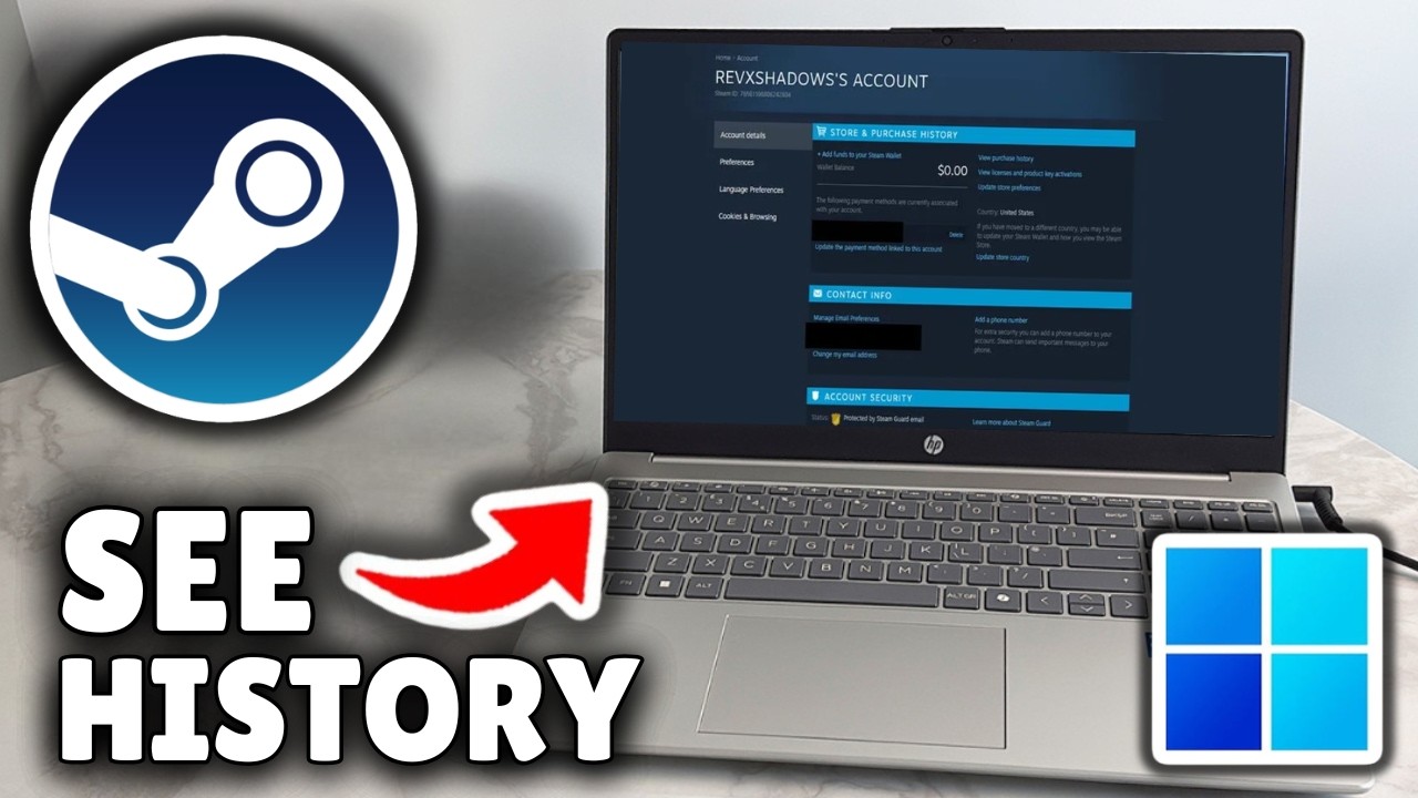 How to See Purchase History on Steam - YouTube