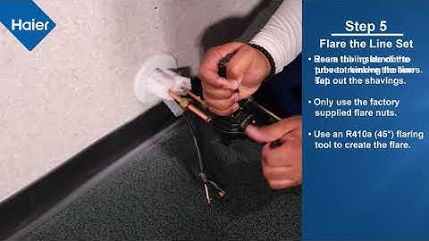 Haier Floor Console Ductless Indoor Installation