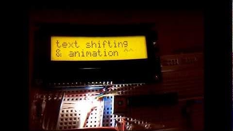 16x2 LCD test Atmega32