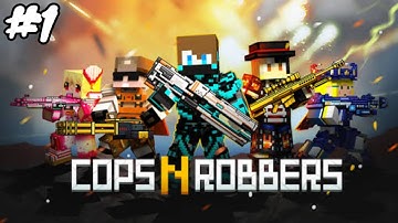 Cops N Robbers: Pixel Craft Gun - Gameplay Part 1 (Android,Games)