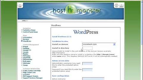 How to install Wordpress in 2 minutes