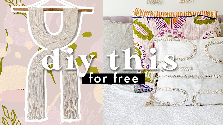 DIY with what you already have | Recycled and FREE DIY ideas on a budget