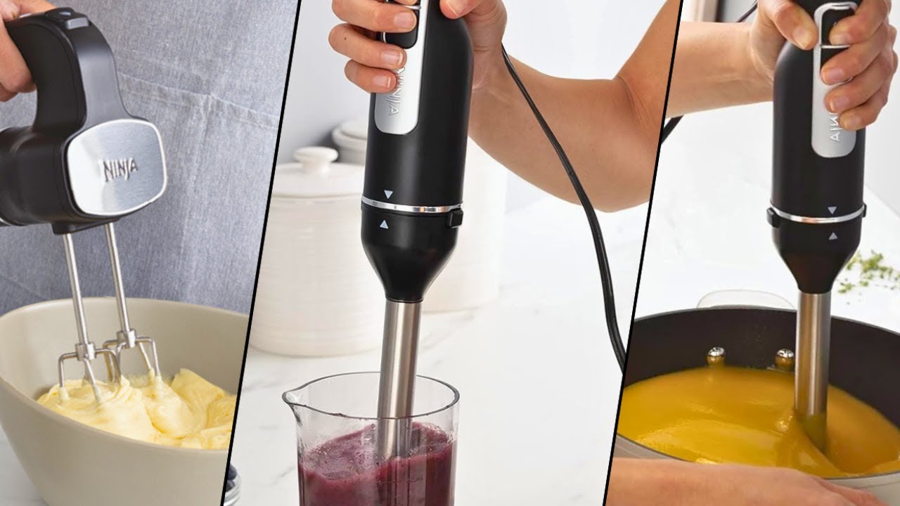 Ручной миксер Ninja с функцией иммерсионного блендера Foodi Power Mixer System | Лучший ручной ми...