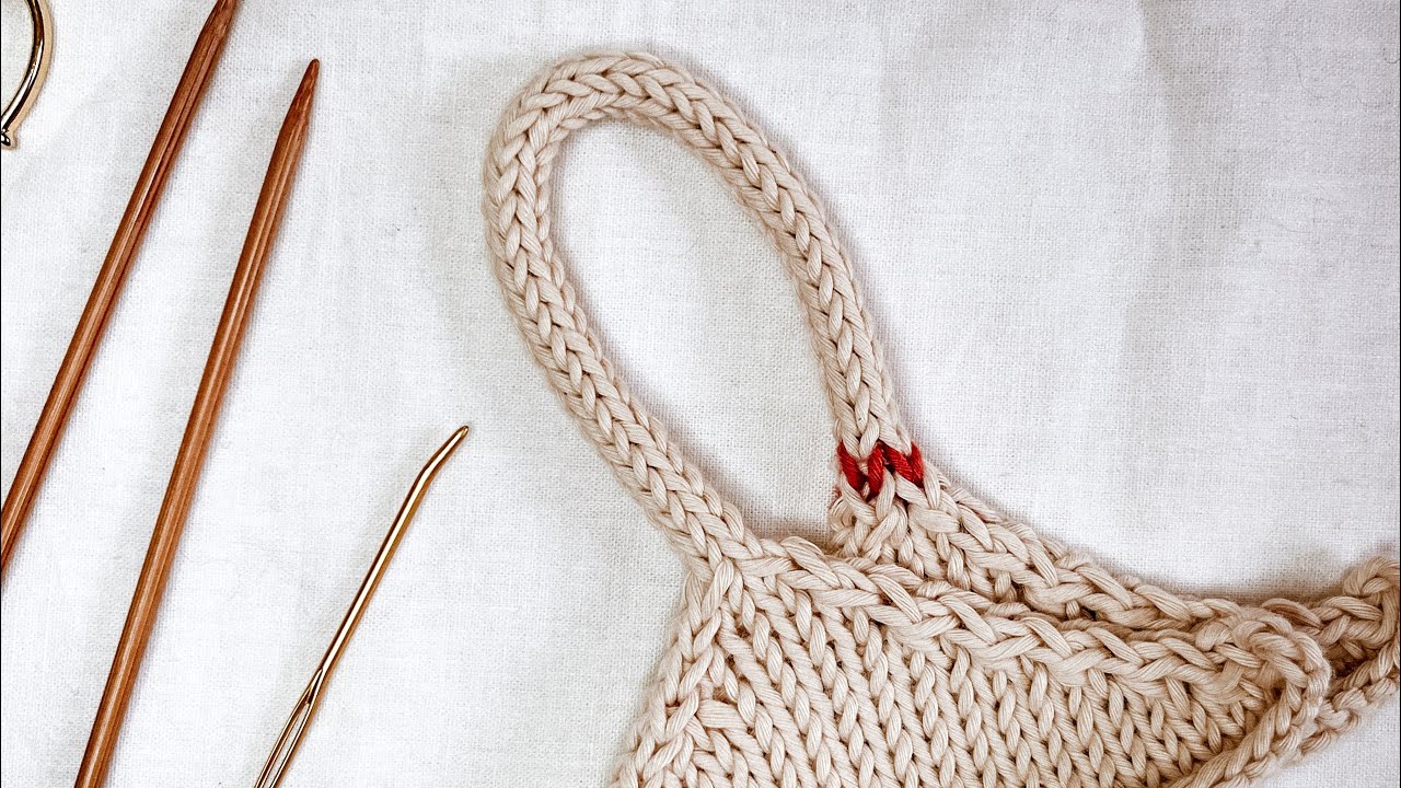 Прививочный шнур I-Cord с соединением швов Китченера | Учебник по вязанию