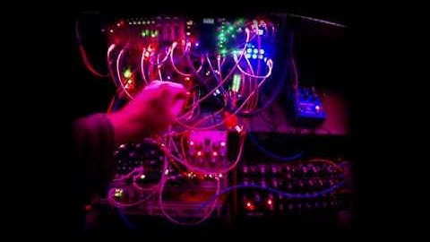 Karplus Strong patch (Make Noise Mimeophon)