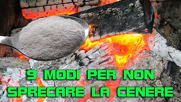 Perché si usava la cenere per lavare?