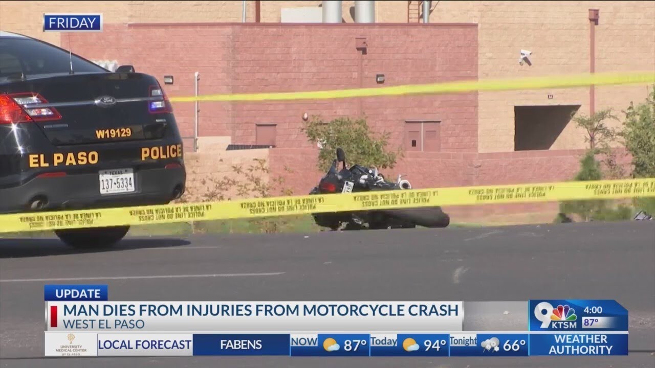 UPDATE: Motorcyclist dies from injuries after being struck by car - YouTube
