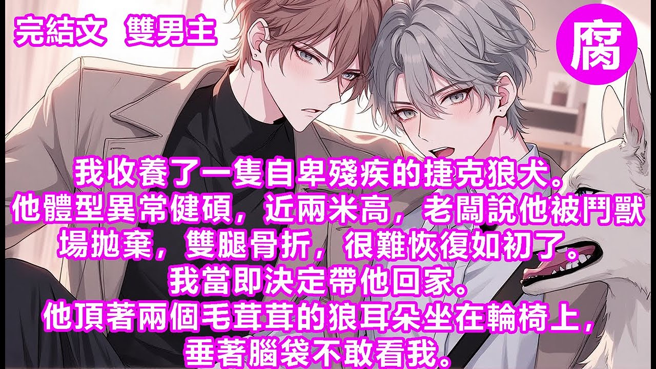 【完結】就連向我求歡，他都是一副小心翼翼的樣子。他坐在輪椅上，有些悲傷地看向自己的雙腿。「我的腿動不了，不能像其他獸人一樣……」「沒事啊。」我坐到他身上。「我可以自己來。」#雙男主 #兽人 #救贖