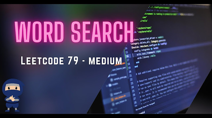 Word Search - LeetCode #79 - Python, JavaScript, Java, C++