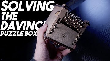 SOLVING this insane DaVinci PUZZLE BOX!