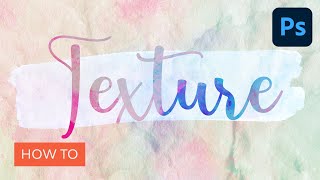 How to Apply Texture to Text in Photoshop |  Photoshop Tutorial screenshot 3