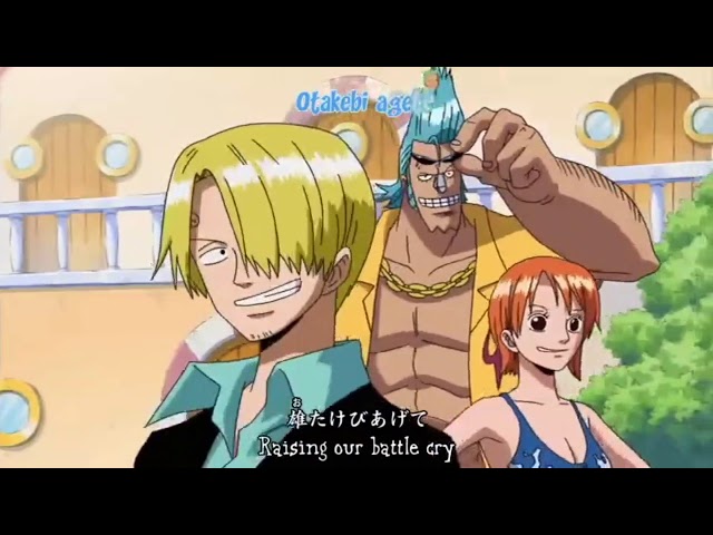 One Piece Opening Theme Song 09 - Jungle P by 5050 with Lyrics class=