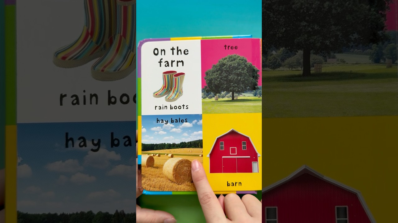 First Farm Words For Toddlers| Read Aloud 