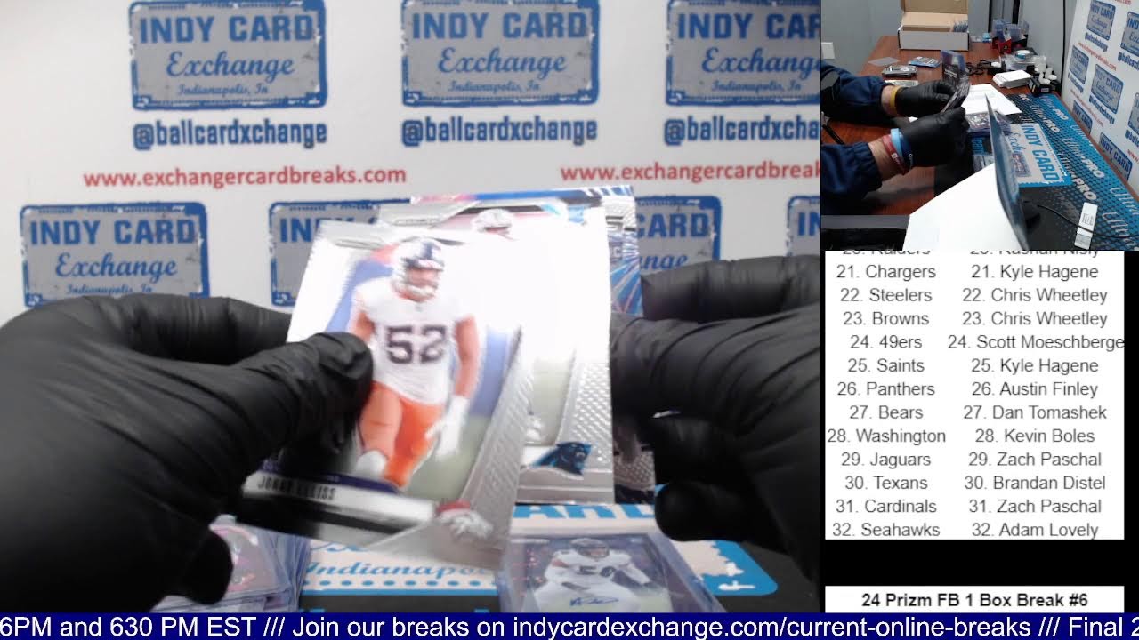 Exchanger Card Breaks - Live Stream - 12/19/2024 - Prizm Football Continued