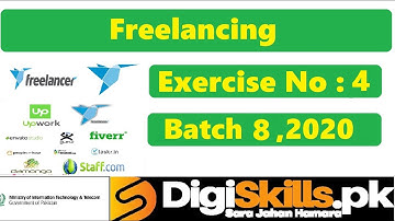 Digiskills - Freelancing Exercise 4 Solution Batch 08| Hands-on Exercise No.4 || Batch 8