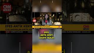 Efes Antik Kenti, Gece Ziyaretçilerine Kapılarını Açtı! #Shorts