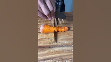 This trick gives your carrots a pro-chef cut