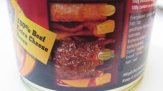 Bacon Cheeseburger IN A CAN - WHY?? - WHAT ARE WE EATING???