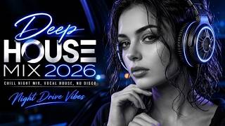 Deep House Mix 2026 🌙 Trending House Music & Luxury Night Drive Vibes