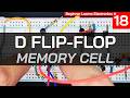 Beginner Builds D Flip-Flop - Beginner Learns Electronics Ep18 - D Flip Flop with Transistors