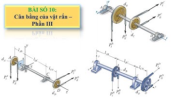 [Cơ lý thuyết Tĩnh học]Cân bằng của vật rắn - Trục quay - Câu 1 Thường kỳ II