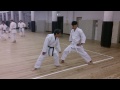 大阪 空手 松濤館流 karate shotokan osaka 尾畑博師範 武田紀一師範 修道館にて指導