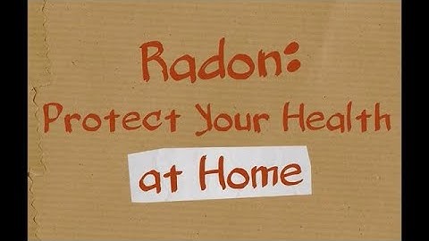 Radon: Protect Your Health at Home