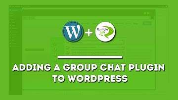 Add the RumbleTalk Group Chat to your Wordpress Website