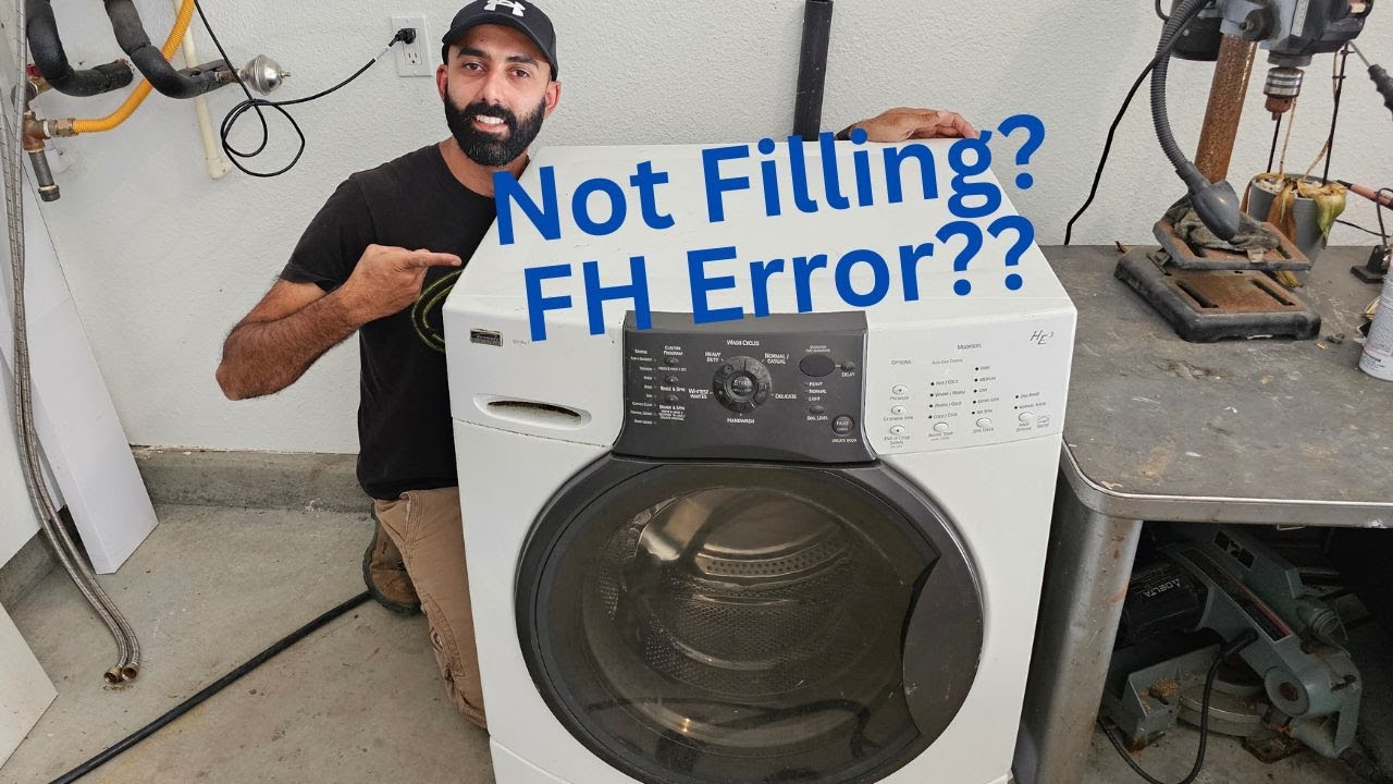 Fixing A Kenmore/Whirlpool Front Load Washer That Is Not Filling!