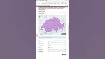 Model 3D Terrain from Swisstopo free Geodata on BlenderGIS #Shorts