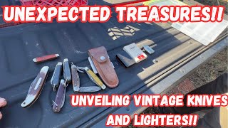 Unexpected Treasures: Meeting a Subscriber & Unveiling Vintage Knives and Lighters!