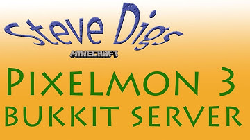 Steve Digs: Minecraft - Install Pixelmon 3.0 server (Bukkit/Spigot), how to video