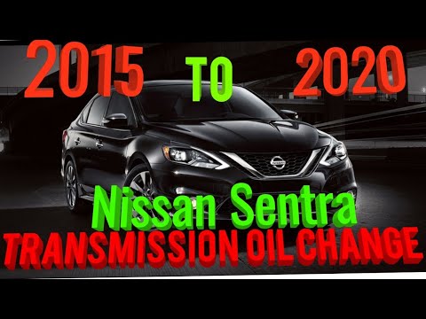 NISSAN SENTRA DIY TRANSMISSION  OIL CHANGE