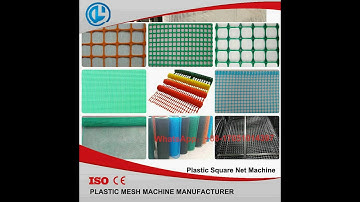 plastic square net machine from Dingyuan company-+8615254790898