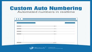 Custom Auto Numbering Microsoft Dynamics CRM Plugin - Biztech Store