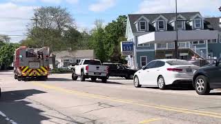 Famous York Maine Squad 2 and Kennebunk Engine 2 responding to a MVA Wealth
