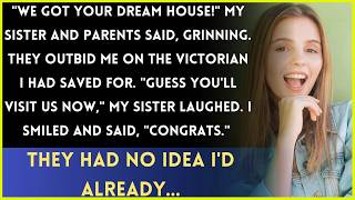 My family bought my dream house, not knowing I had already purchased the one next door