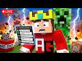 Minecraft, But CHAT Has Creative Mode... 💀 #minecraft  #live #livestream #minecraftlive