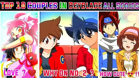 Top 10 Cute Couples In Beyblade All Series | Beyblade Metal | Beyblade Burst | AFS | Hindi